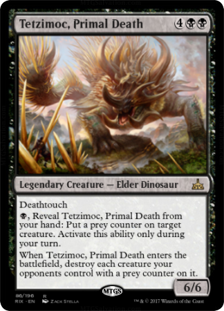 Tetzimoc, Primal Death