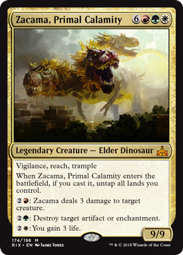 Zacama, Primal Calamity